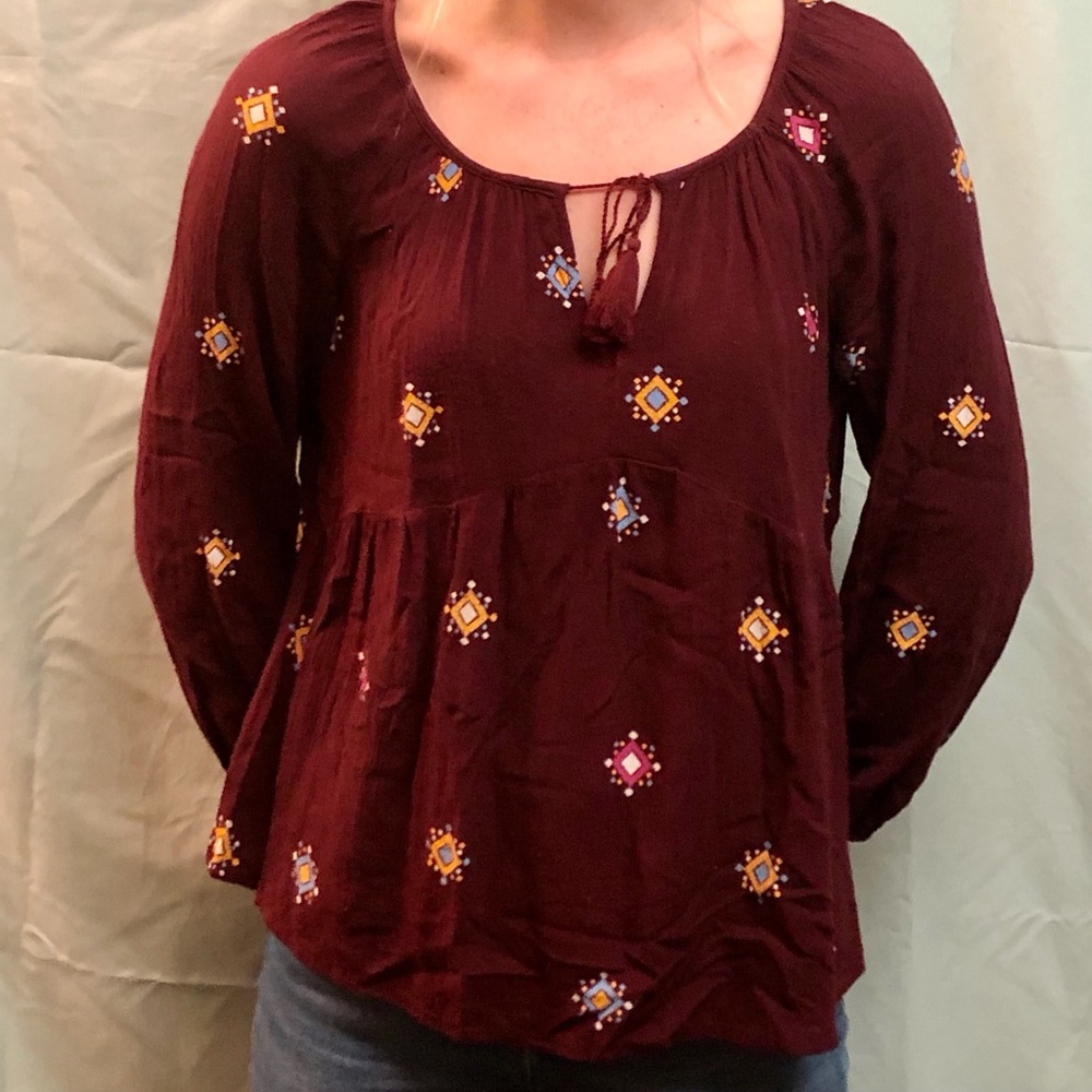 Old navy keyhole blouse